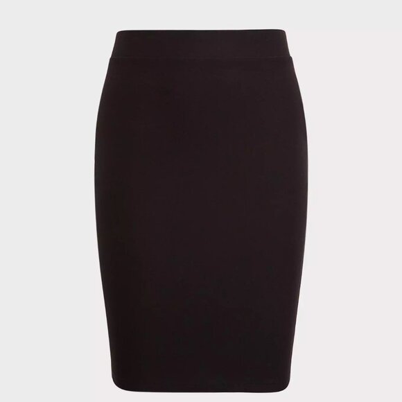 Torrid Plus Size Midi Studio Luxe Ponte Pencil Skirt - size 22-24 - Picture 4 of 9